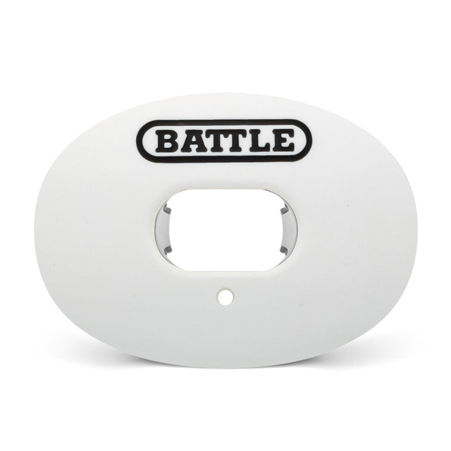 Battle Sports Oxygen football mouthguard in white