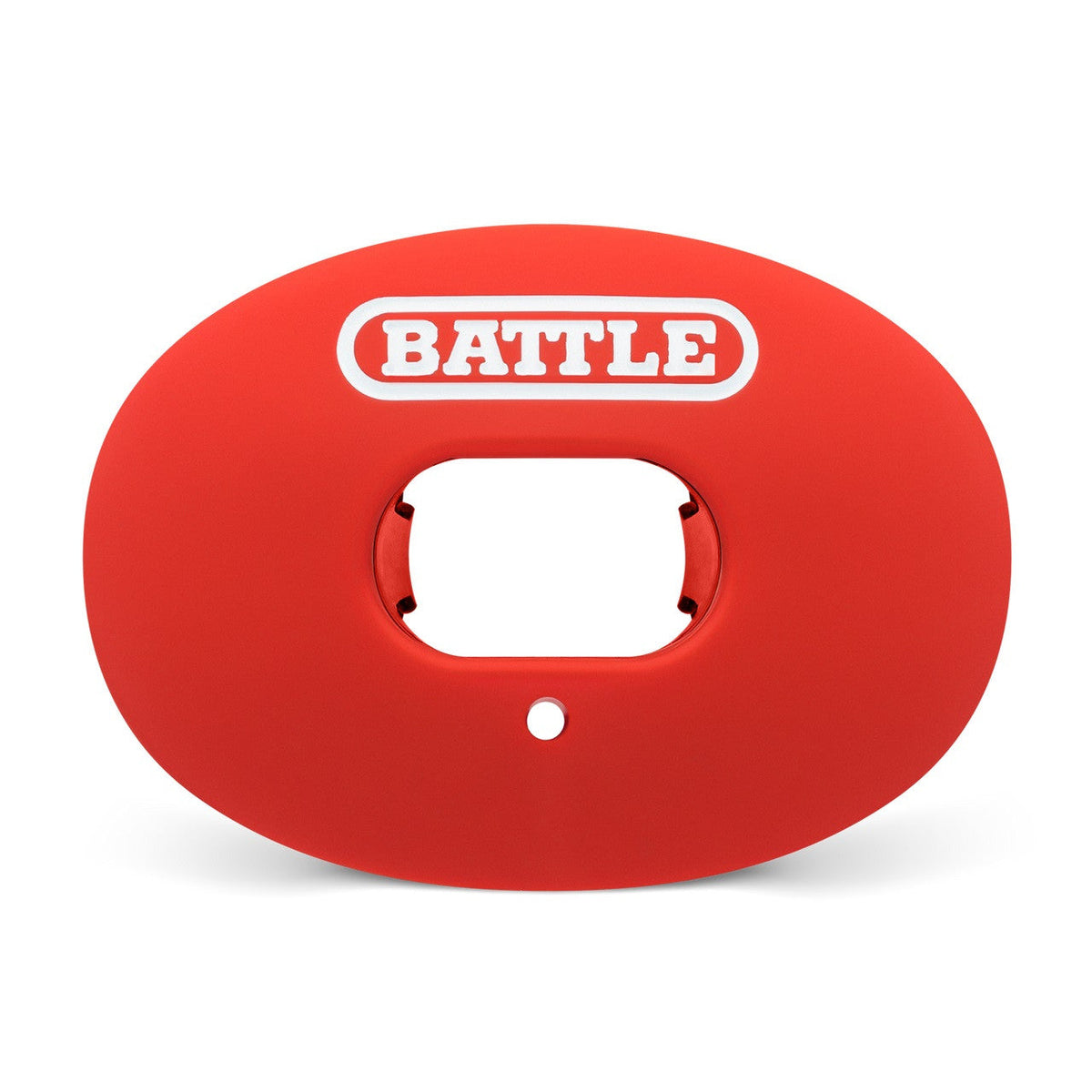 Battle Sports Oxygen Convertible Strap Football Mouthguard, 12 Colors - Red