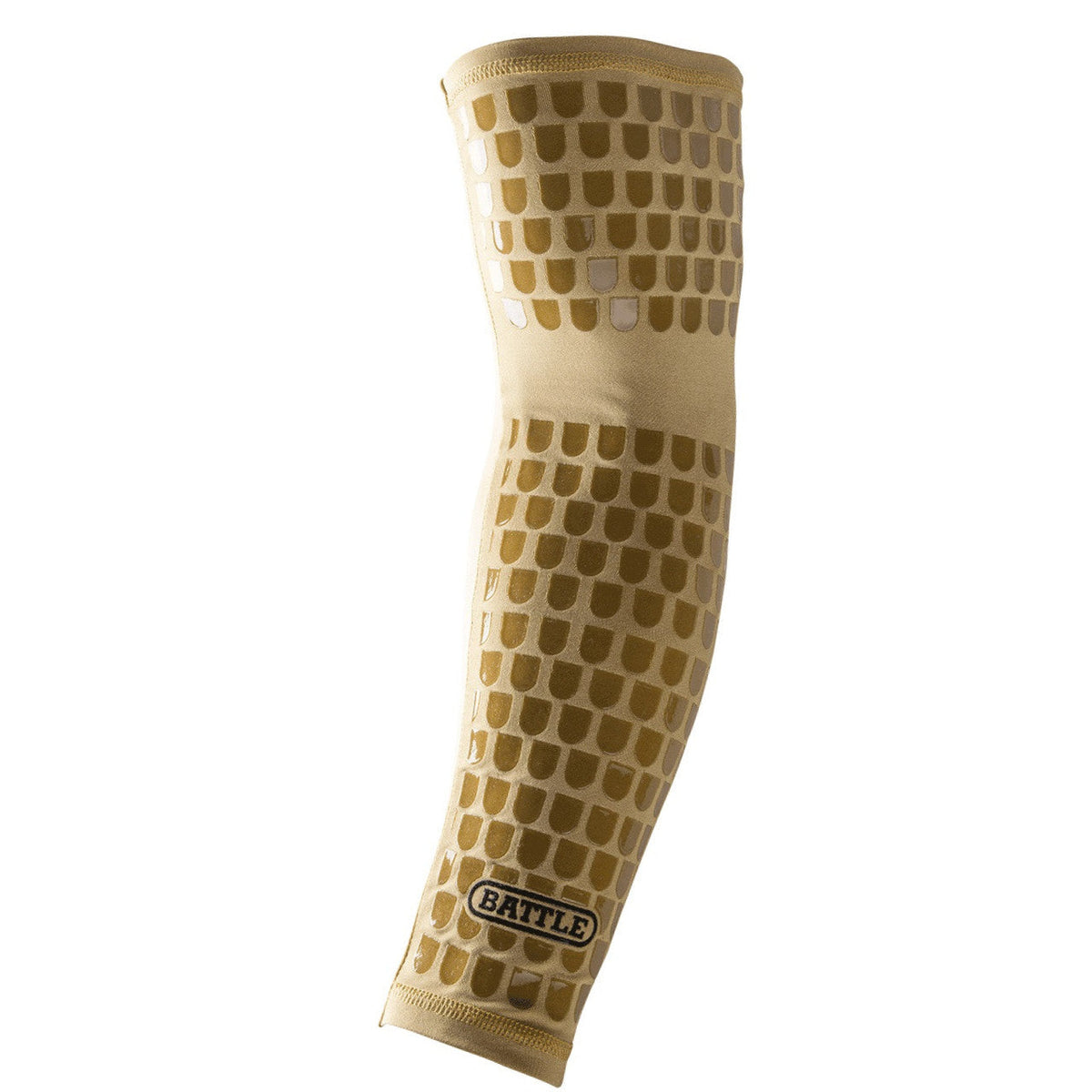 Battle Sports Ultra-Stick Football Full Arm Sleeve, Adult & Youth, 3 Colors - Gold / Youth L / XL