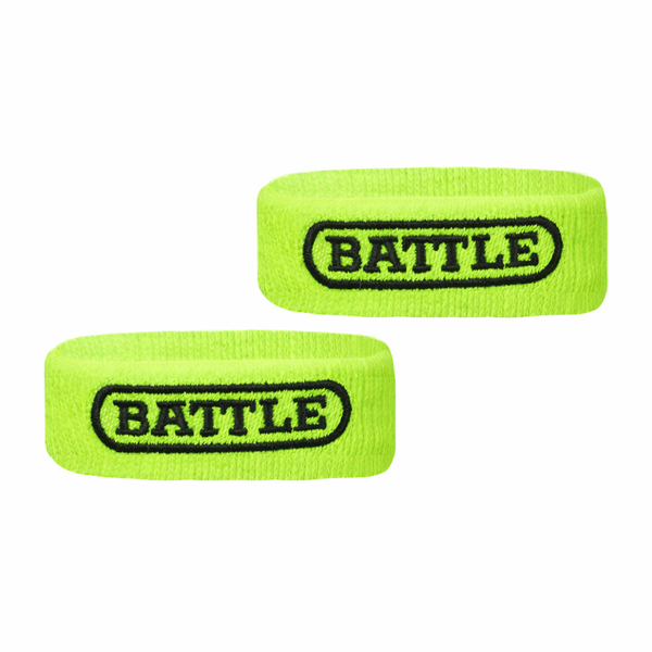 Battle Sports Football Arm Bands, 2 Pack, 7 Colors - Neon Green