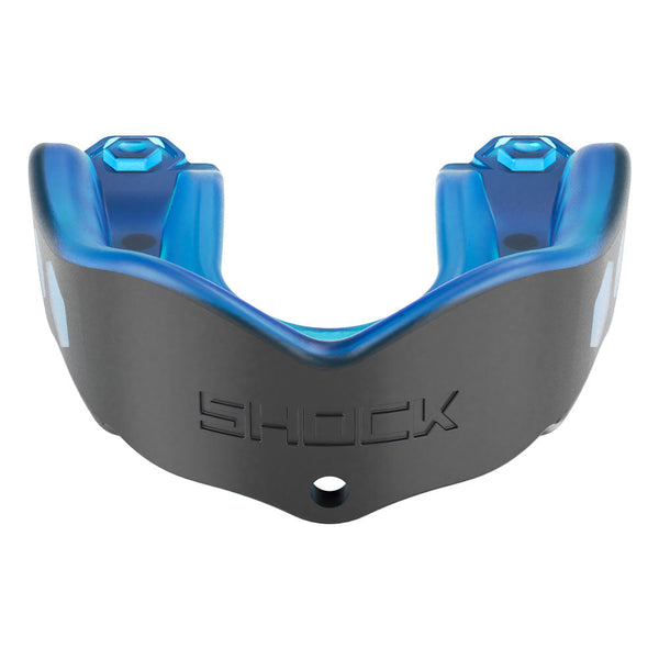 Shock Doctor Gel Max Mouthguard, Blue/Black, Adult & Youth - Blue/Black / Adult