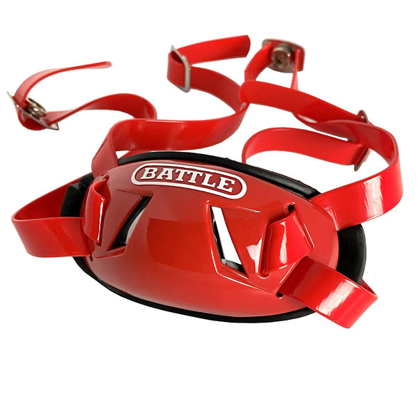 Battle Sports Battle Football Chin Strap, Adult, 2 Colors - Red / Adult