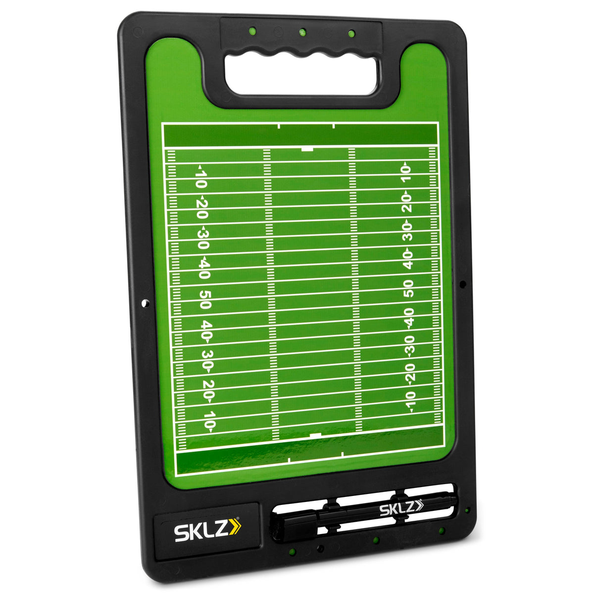SKLZ Football Coaches Board, Two-Sided Dry Erase with Marker