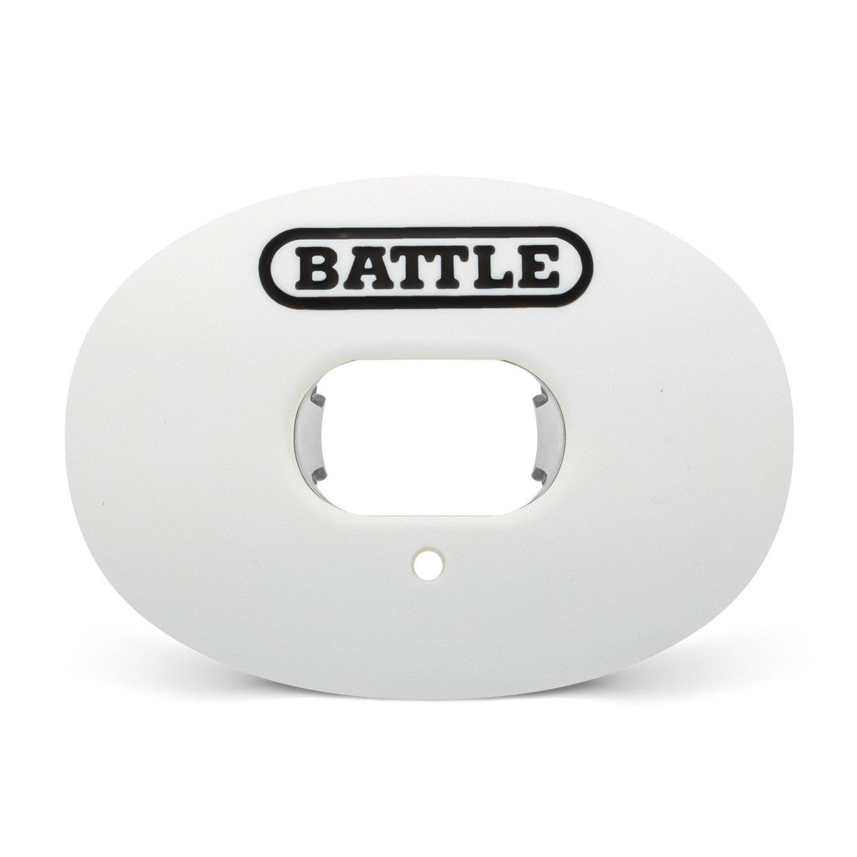 Battle Sports Oxygen Convertible Strap Football Mouthguard, 12 Colors - White